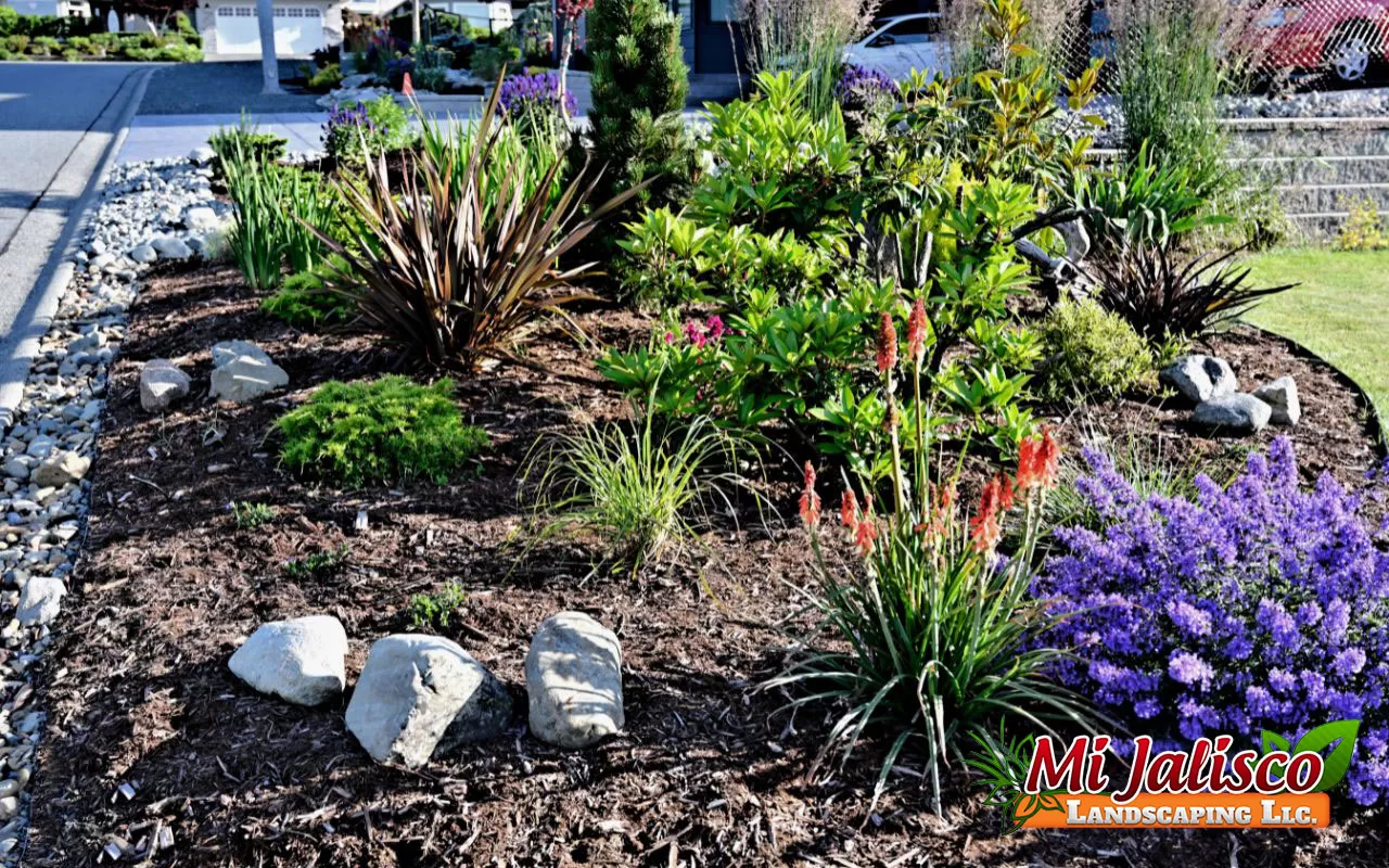 mulch garden